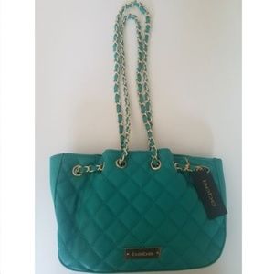 BEBE Chelsea Xbody Ceramic teal Small pouch purse
